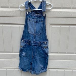 Gap Kids Denim shorts overalls size L